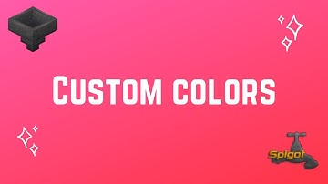 Spigot Plugin Development - 57 - Custom Colors