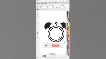 How to create Alarm Clock in CorelDRAW | #masGraphicx | #Corel #DRAW | #Aftab