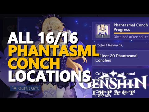 All 16 Phantasmal Conch Locations Genshin Impact Resonating Vision