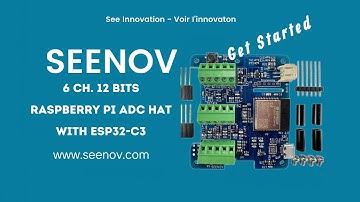 6 channel ESP32C3 ADC  WiFi Hat for Raspberry Pi