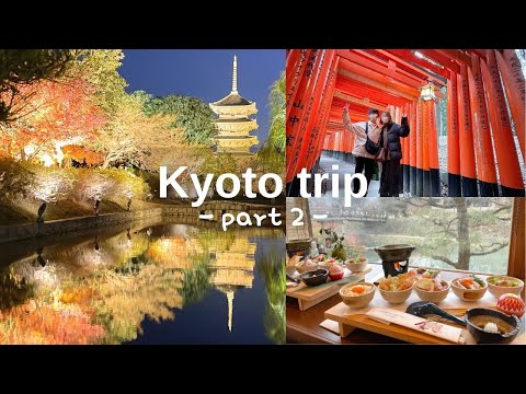 2days Kyoto trip #2 | Arashiyama, Fushimi Inari, To-ji | Vlog