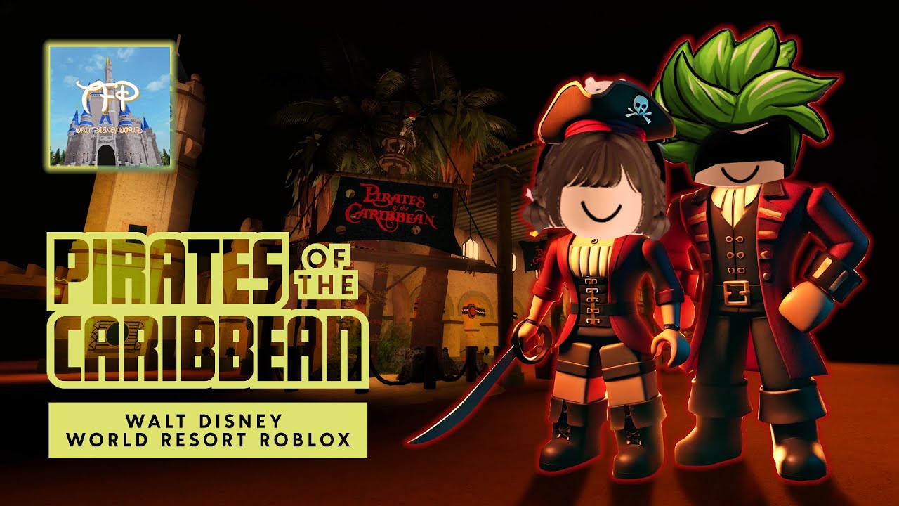 Pirates of the Caribbean ride at Walt Disney World Roblox - YouTube