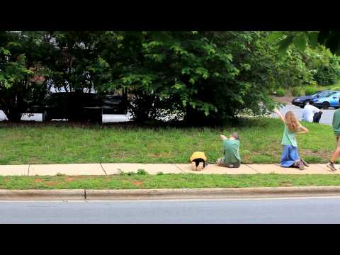 Children Praying at Abortion Clinic