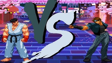 Ryu VS Kyo Kusanagi Mugen Street Fighter VS KOF