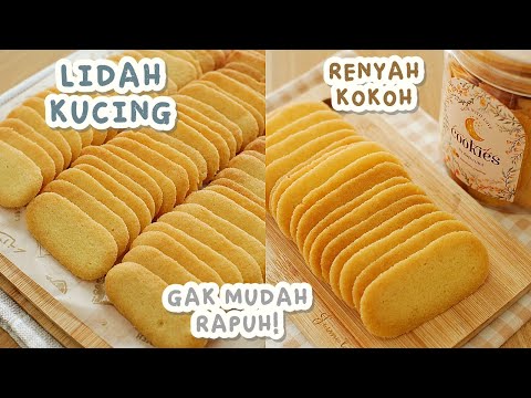 Resep Lidah Kucing Renyah Kokoh!! Gak Mudah Rapuh!!