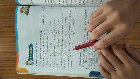 Computer Class-4 Chapter-5 Revision 1