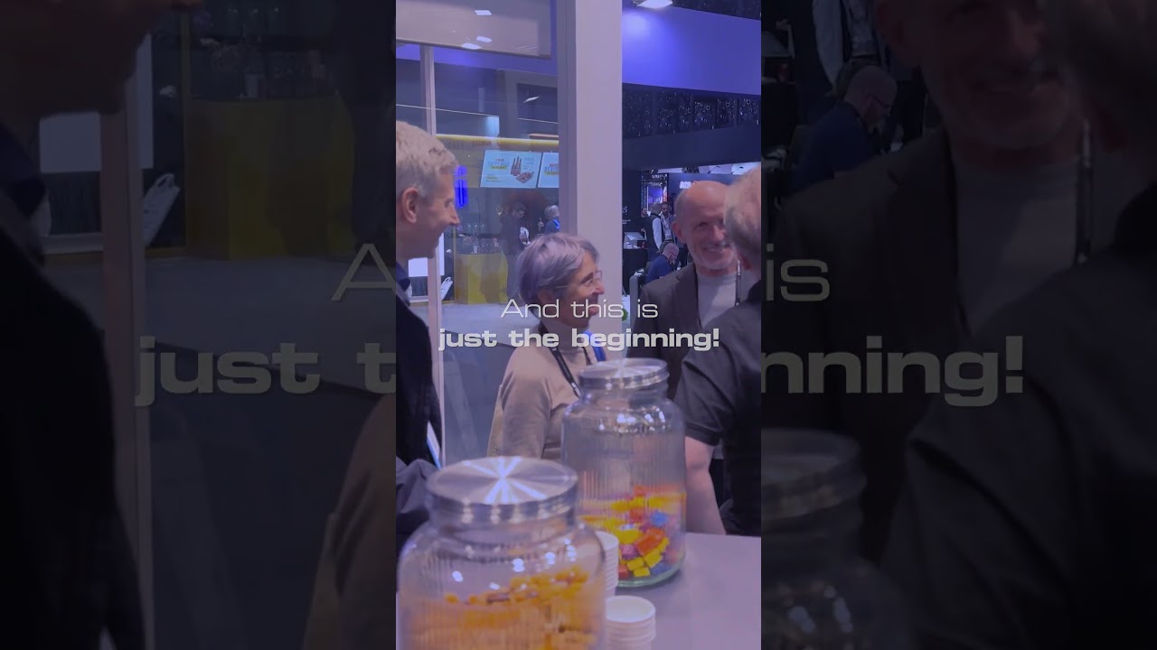 Full energy at the MultiVis booth on day 1 of 