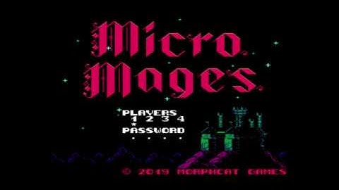 Micro Mages  [001] - Gameplay ★ New 2019 40kb NES Game ★ Awesome!