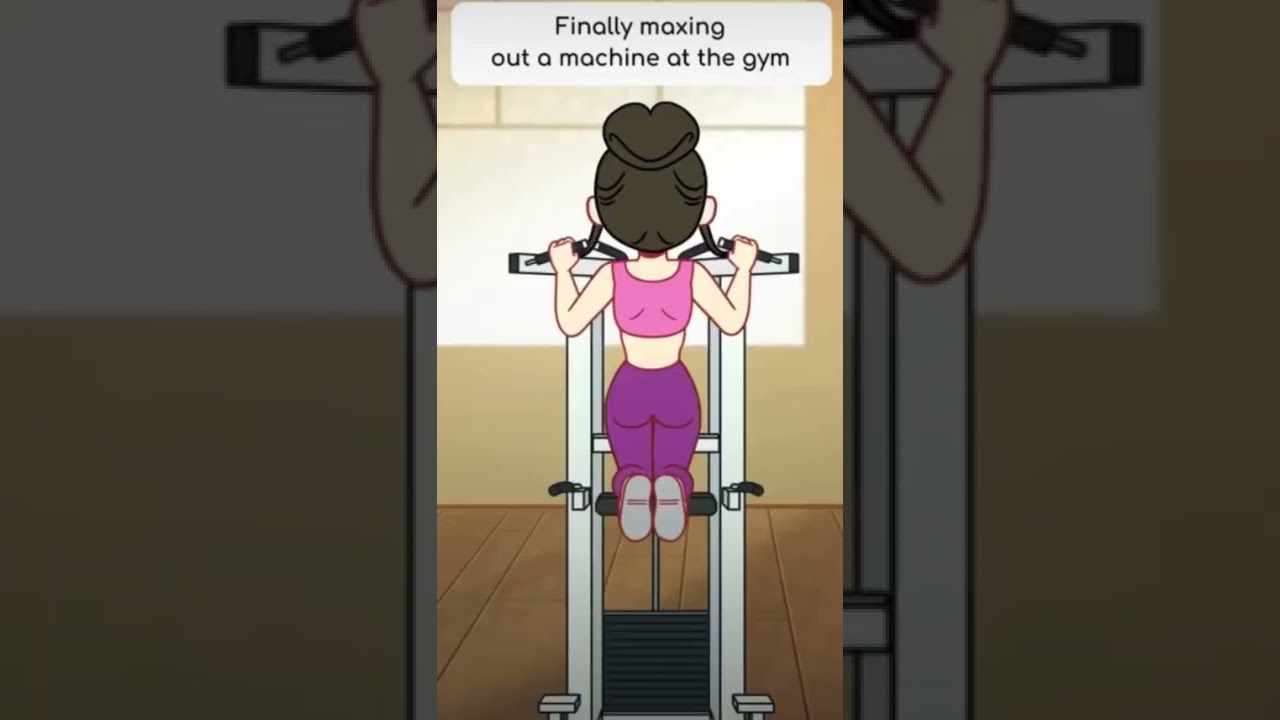 Finally maxed out a machine at gym😇🤣