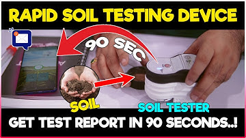 Portable Rapid Soil Testing Device | Get Soil Testing Report in Just 90 Seconds..!