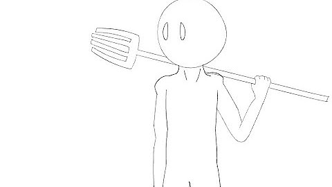 comically large fork | ANIMATION