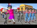 Scary Teacher 3D Nick Troll Miss T with Birthday Cake and Tani Coffin Dance Compilation