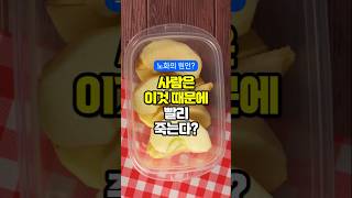 사람은 이것 때문에 빨리 죽는다?