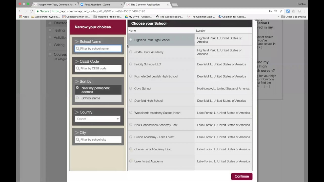 common app august 1