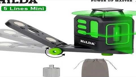 HILDA Laser Level 2 lines/5 Lines 360 Automatic Leveling Level Constru