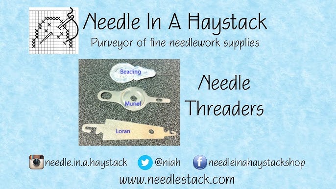 How To Use Needle Threaders (For Yarn Or Thread!): Fiber Flux Minute Makes  