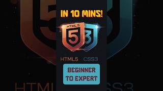 HTML & CSS Crash Course: Flexbox & Grid Mastery in 10 Minutes (Zero to Hero)