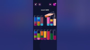 Get Color Level 3682 #colorgames #watersortpuzzle #watersort #watersortgame