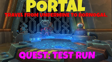Test Run - Portal Undermine to Dornogal and Dornogal to Undermine #thewarwithin #worldofwarcraft