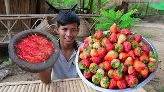 Today Fresh Strawberry Very Delicious