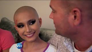 The View's Raven-Symone and Karen Dupiche give a young girl battling bone cancer a rockstar makeover
