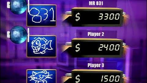 Jeopardy! 2nd Edition (Windows, 2000) Gameplay