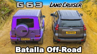 AMG G63 vs Toyota Land Cruiser: ARRANCONES Y BATALLA OFFROAD