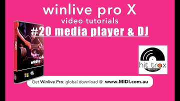 WinLive Pro Synth 10 #20 Media Player + DJ