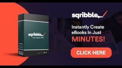 sqribble software preview - sqribble ebook software review good and bad 10/10
