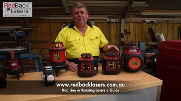 A Guide to Dot, Line & Rotating Lasers by RedBack Lasers