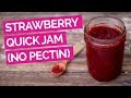 Strawberry Quick Jam Recipe (No Pectin)