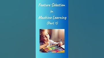 Feature selection in machine learning   Filter method