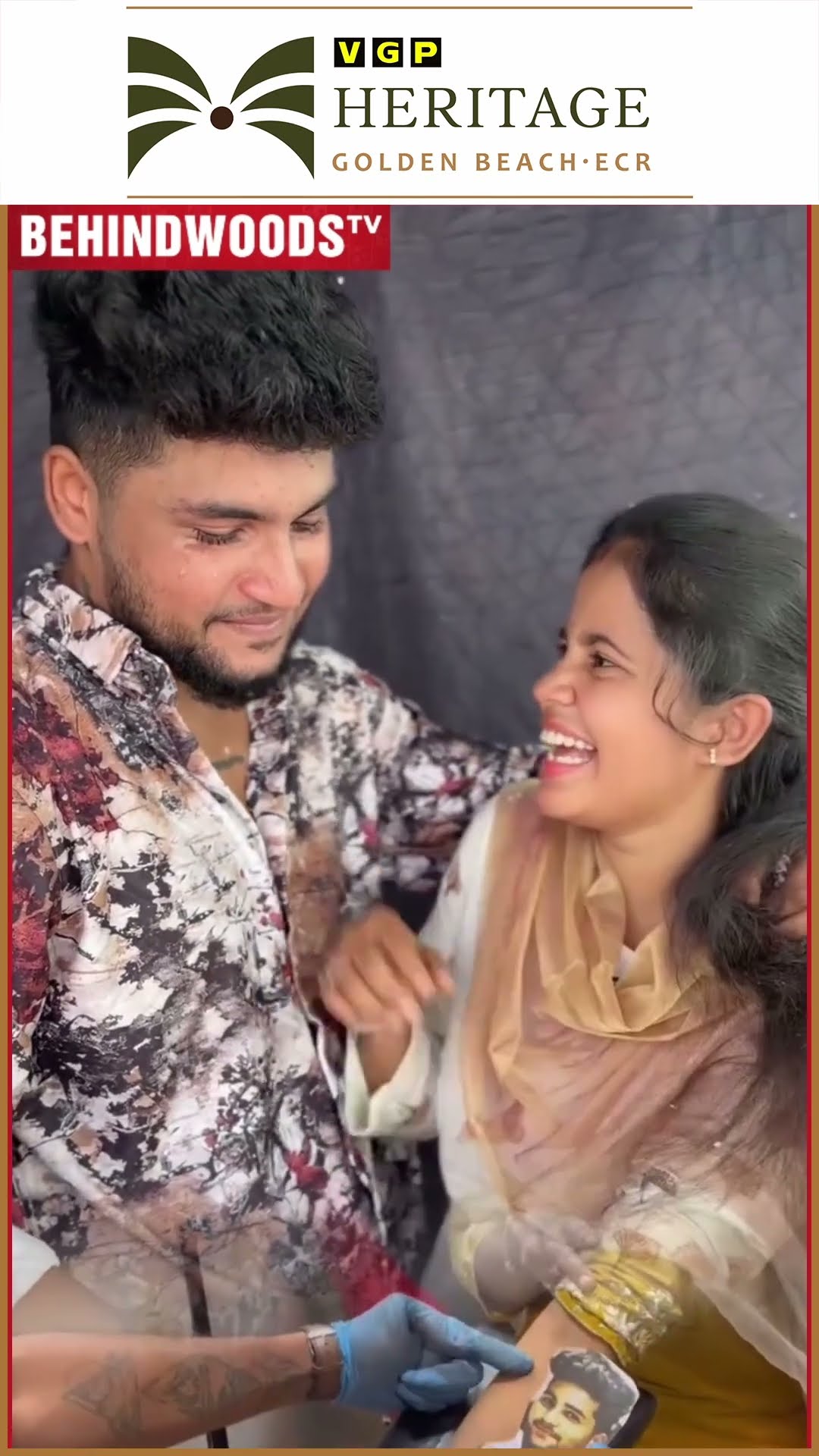 'Hey, எனக்காகவா Tatto போட்ட?..'? Wife குடுத்த Surprise-ல நெகிழ்ந்த கணவன் ?