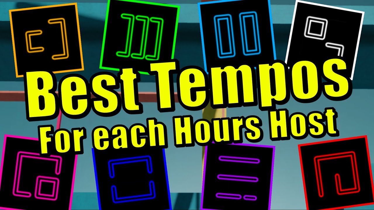 Best Tempo For Every Host In Hours Mours YouTube Best Tempo For Every Host In Hours Mours YouTube