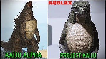 Kaiju Alpha vs Project Kaiju Godzilla 2014 Comparison 2K