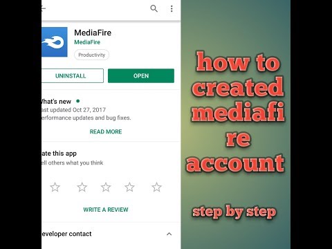 How to create mediafire  account  step by step