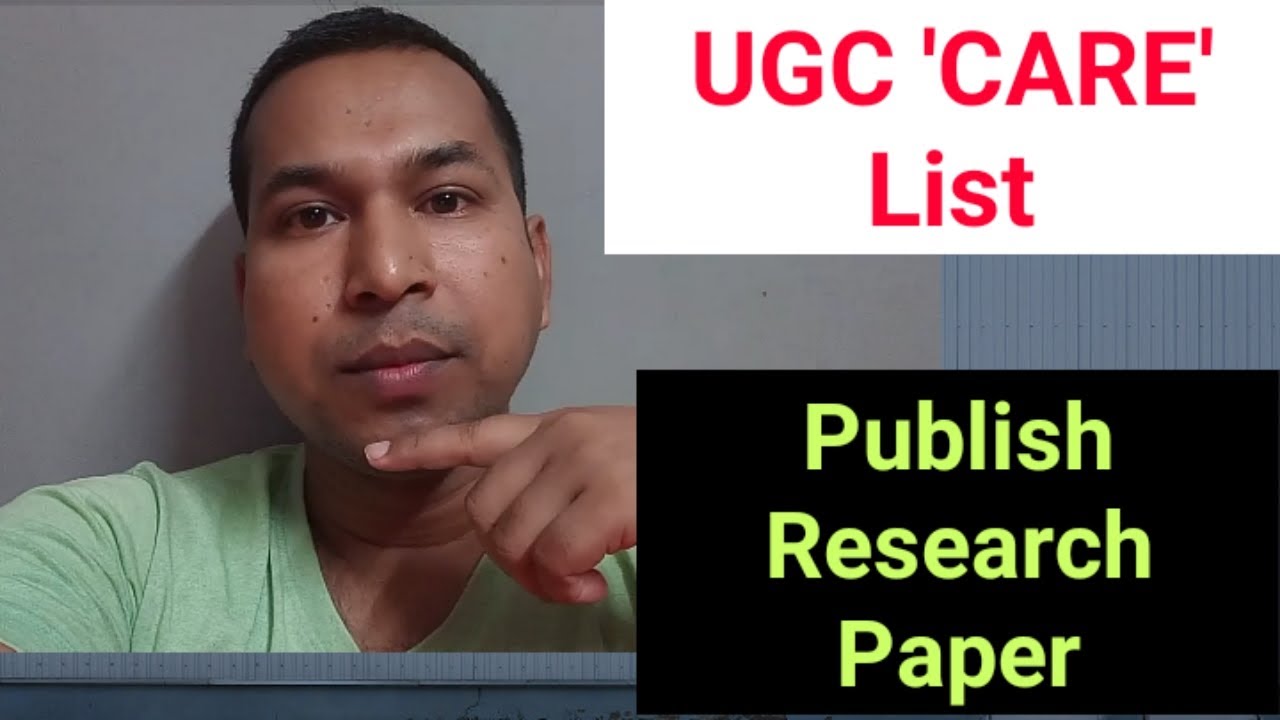 how to publish research paper in ugc care list