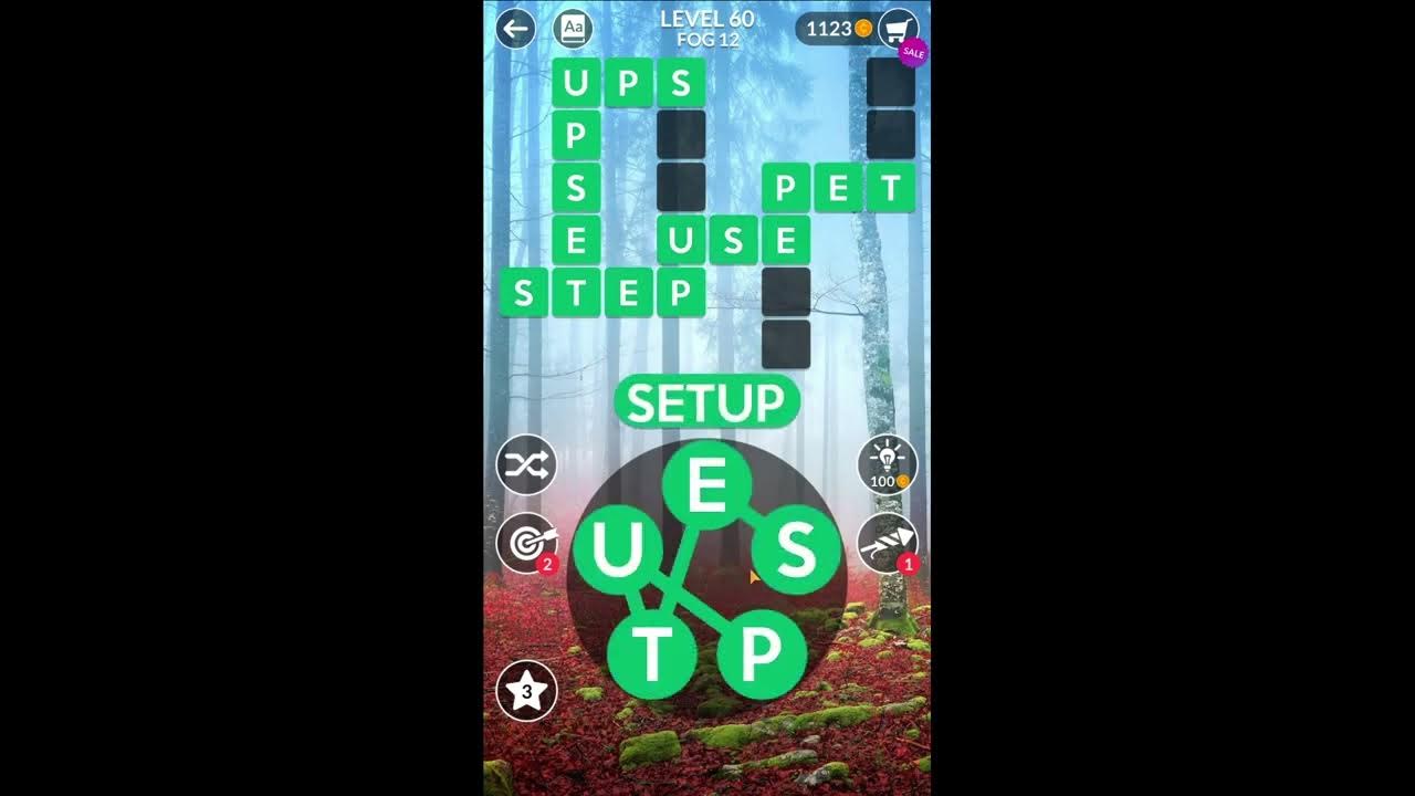 Wordscapes Level 60 Walkthrough Puzzle Game Android, iOS YouTube