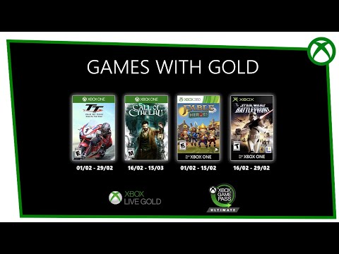 GAMES WITH GOLD - Février 2020