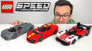 LEGO Pagani, Ferrari & Porsche Review