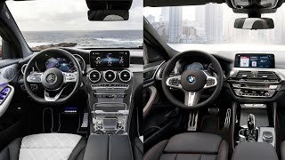 2019 BMW X4 VS Mercedes-Benz GLC Coupe - INTERIOR
