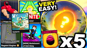 GETTING x5 MEGA EASY Connection Egg Badges! (ROBLOX THE HATCH EVENT)