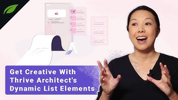 8 Ways to Use Dynamic List Elements in Thrive Architect