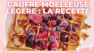 Recette de GAUFRE facile et rapide sans BEURRE