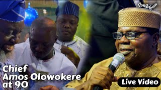 Sir Ebenezer Obey At Sir Olowokere's 90th Birthday | Song Town