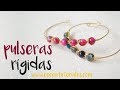 DIY ► Cómo hacer pulseras rígidas con alambre fácil #174 😍😍