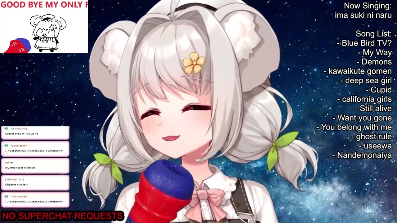 Yuuka Sings Waiting For Love With No Modifiers (Cursed Karaoke 9/21/23)