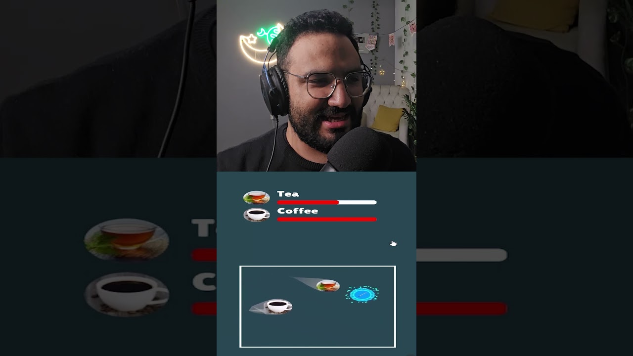 الشاي ضد القهوة 😂😂