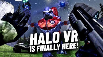 HALO VR is HERE! // Halo Combat Evolved VR MOD Gameplay (PCVR)