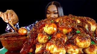 KING CRAB SEAFOOD BOIL MUKBANG | SPICY CAJUN BOILED EGGS | SEAFOOD BOIL MUKBANG | Seafood | Mukbang